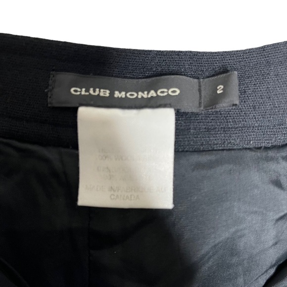Club Monaco 100% Wool knit comfort pants women’s Sz 2 - Picture 6 of 6